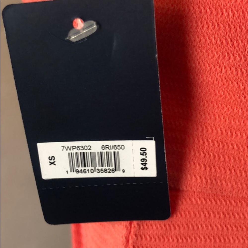 Coral Lucky Brand Top - Picture 3 of 3